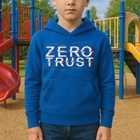 Zero Trust Developer It Cyber Security Hacking Programmer Gift Kids Hoodie thumb 2