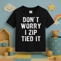Zip Tie DonT Worry I Zip Tied It Funny Car Guy Toddler T-Shirt thumb 3