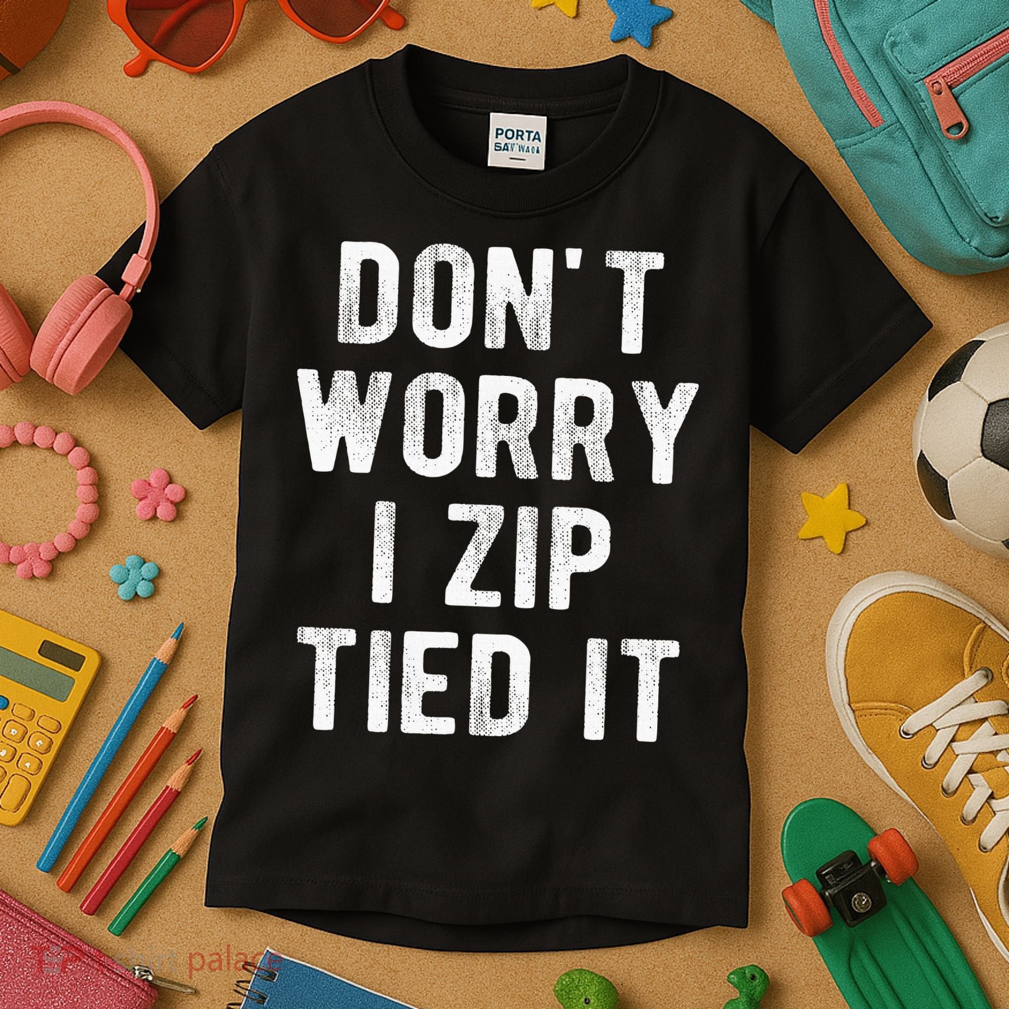 Zip Tie DonT Worry I Zip Tied It Funny Car Guy Kids T-Shirt