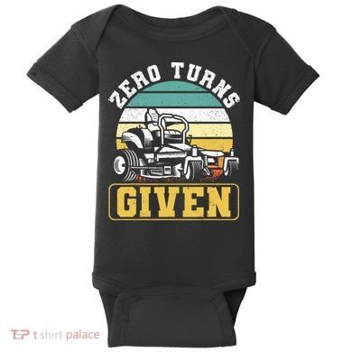 Zero Turns Given Zero Turn Lawn Mower And Mowing Baby Bodysuit