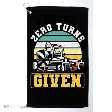 Zero Turns Given Zero Turn Lawn Mower And Mowing Golf Towel