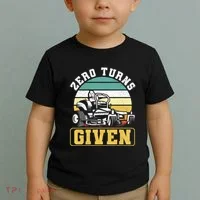 Zero Turns Given Zero Turn Lawn Mower And Mowing Toddler T-Shirt thumb 2