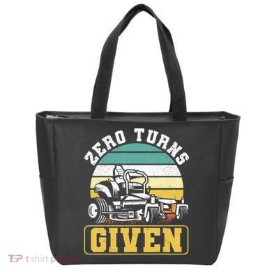 Zero Turns Given Zero Turn Lawn Mower And Mowing Tote Bag