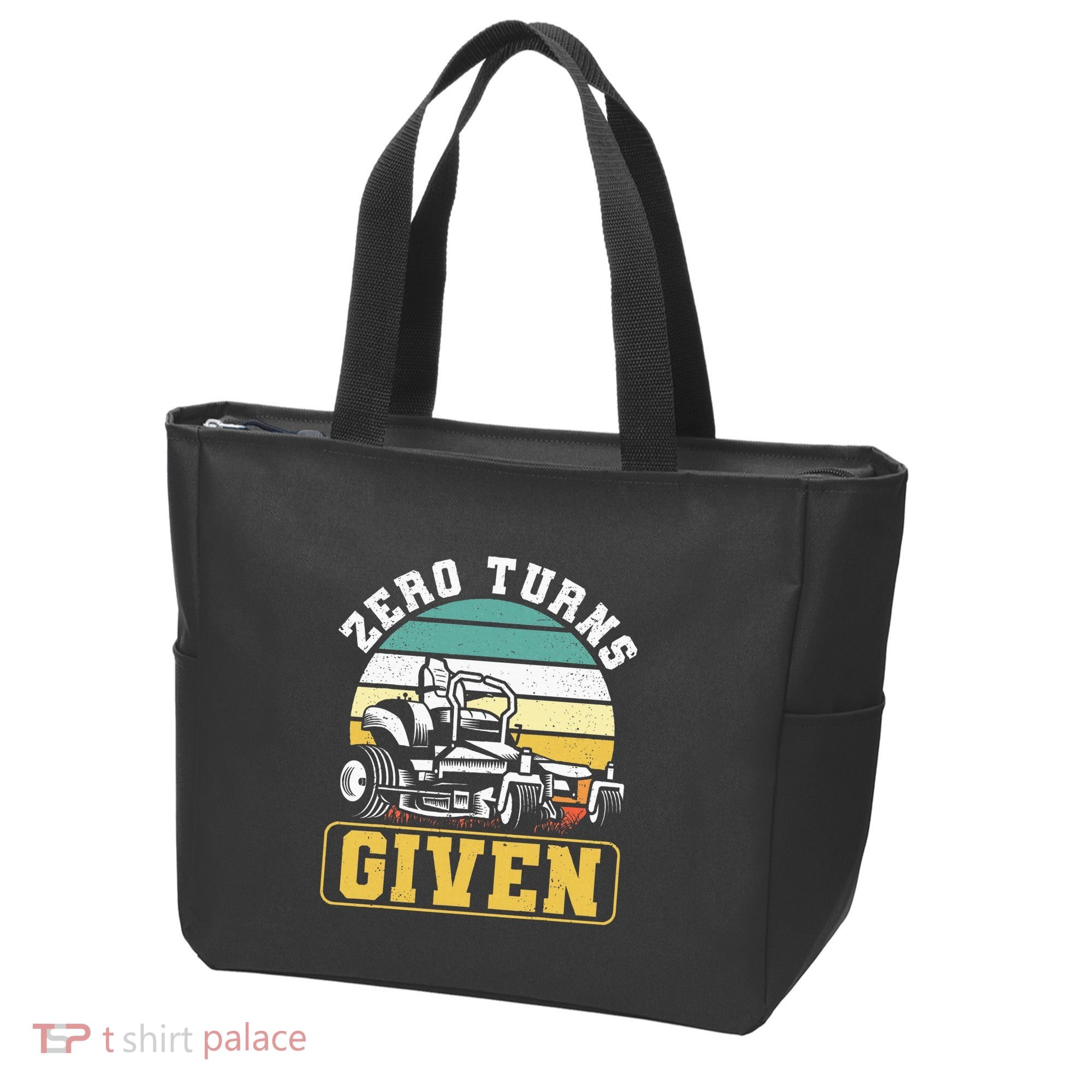 Zero Turns Given Zero Turn Lawn Mower And Mowing Tote Bag