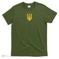 Zelensky Tryzub Green Long Sleeve Military Ukraine Zelenskyy T-Shirt thumb 0