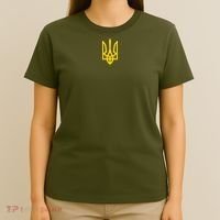 Zelensky Tryzub Green Long Sleeve Military Ukraine Zelenskyy T-Shirt thumb 4