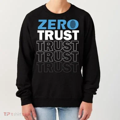 Zero Trust Hacking Cyber Security Programmer Developer Gift Women's Sweatshirt