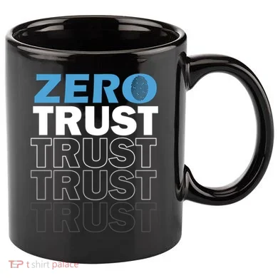 Zero Trust Hacking Cyber Security Programmer Developer Gift 11oz C Handle Ceramic Mug