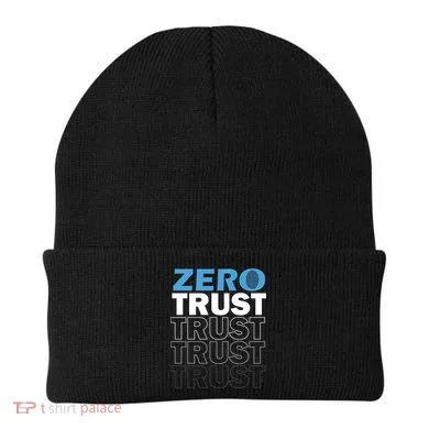Zero Trust Hacking Cyber Security Programmer Developer Gift Beanie