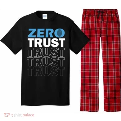 Zero Trust Hacking Cyber Security Programmer Developer Gift Pajama Set