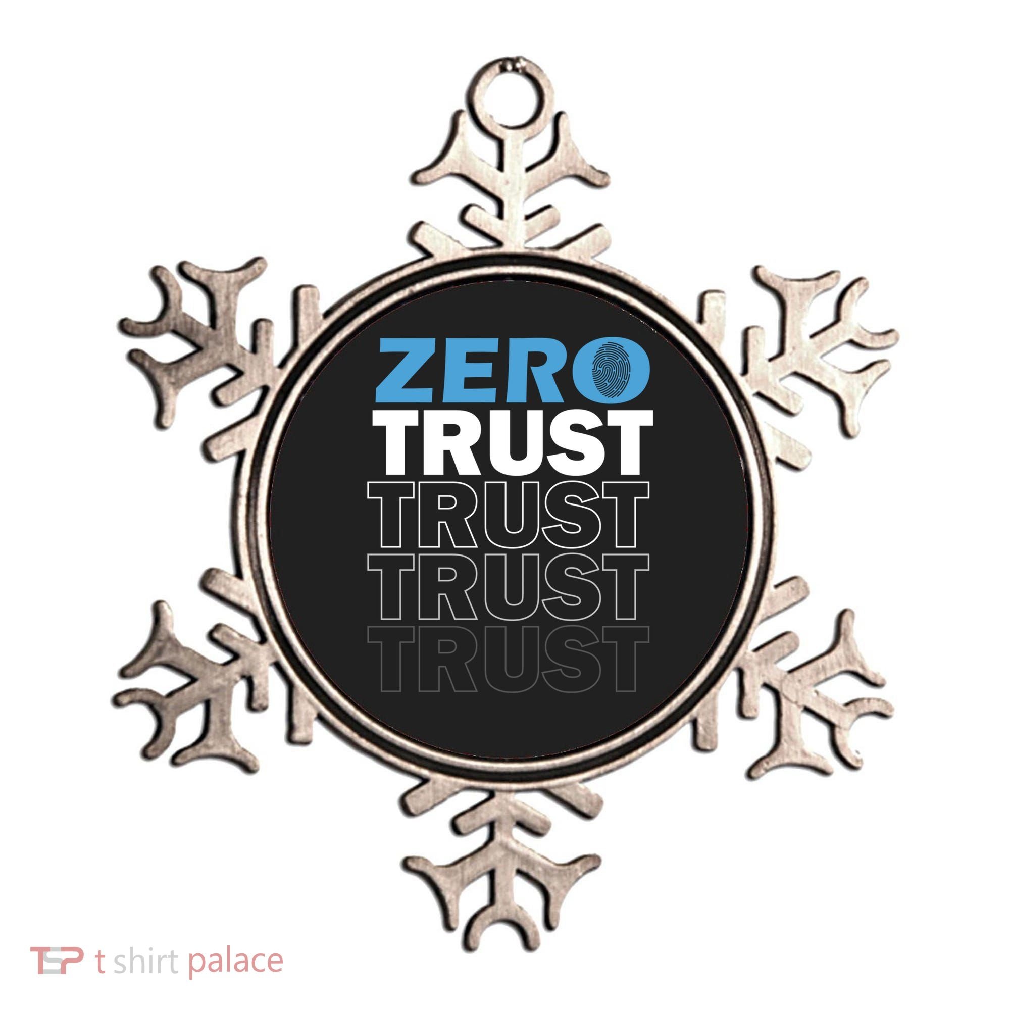 Zero Trust Hacking Cyber Security Programmer Developer Gift Ornament