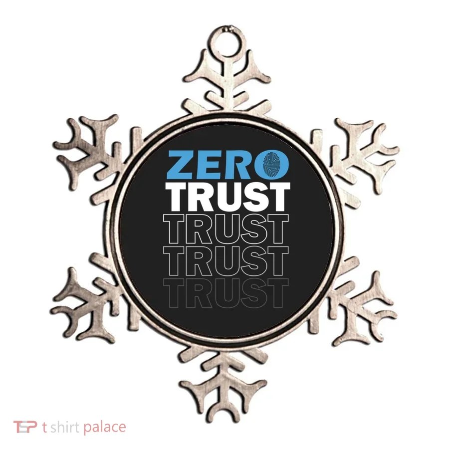 Zero Trust Hacking Cyber Security Programmer Developer Gift Ornament
