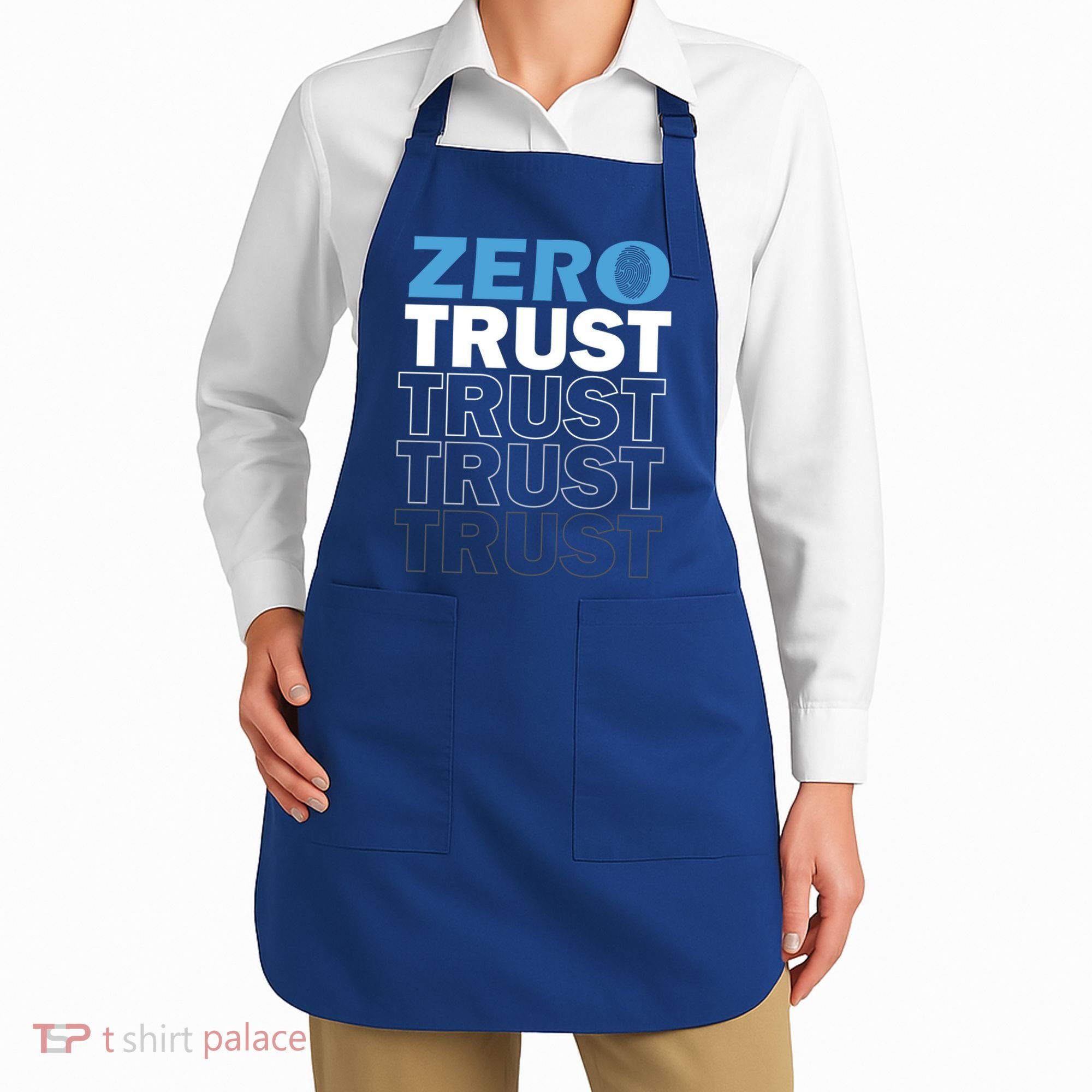 Zero Trust Hacking Cyber Security Programmer Developer Gift Apron