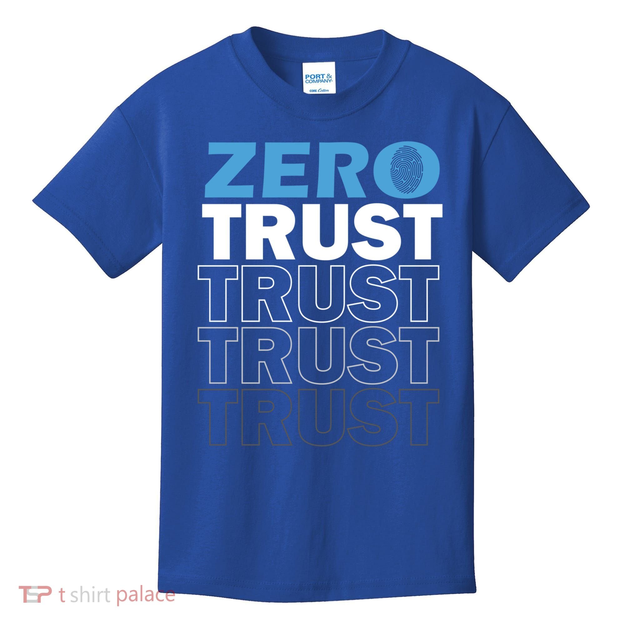 Zero Trust Hacking Cyber Security Programmer Developer Gift Kids T-Shirt