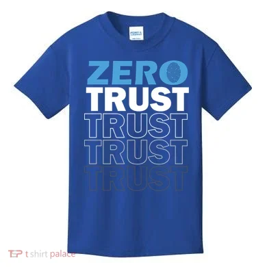 Zero Trust Hacking Cyber Security Programmer Developer Gift Kids T-Shirt