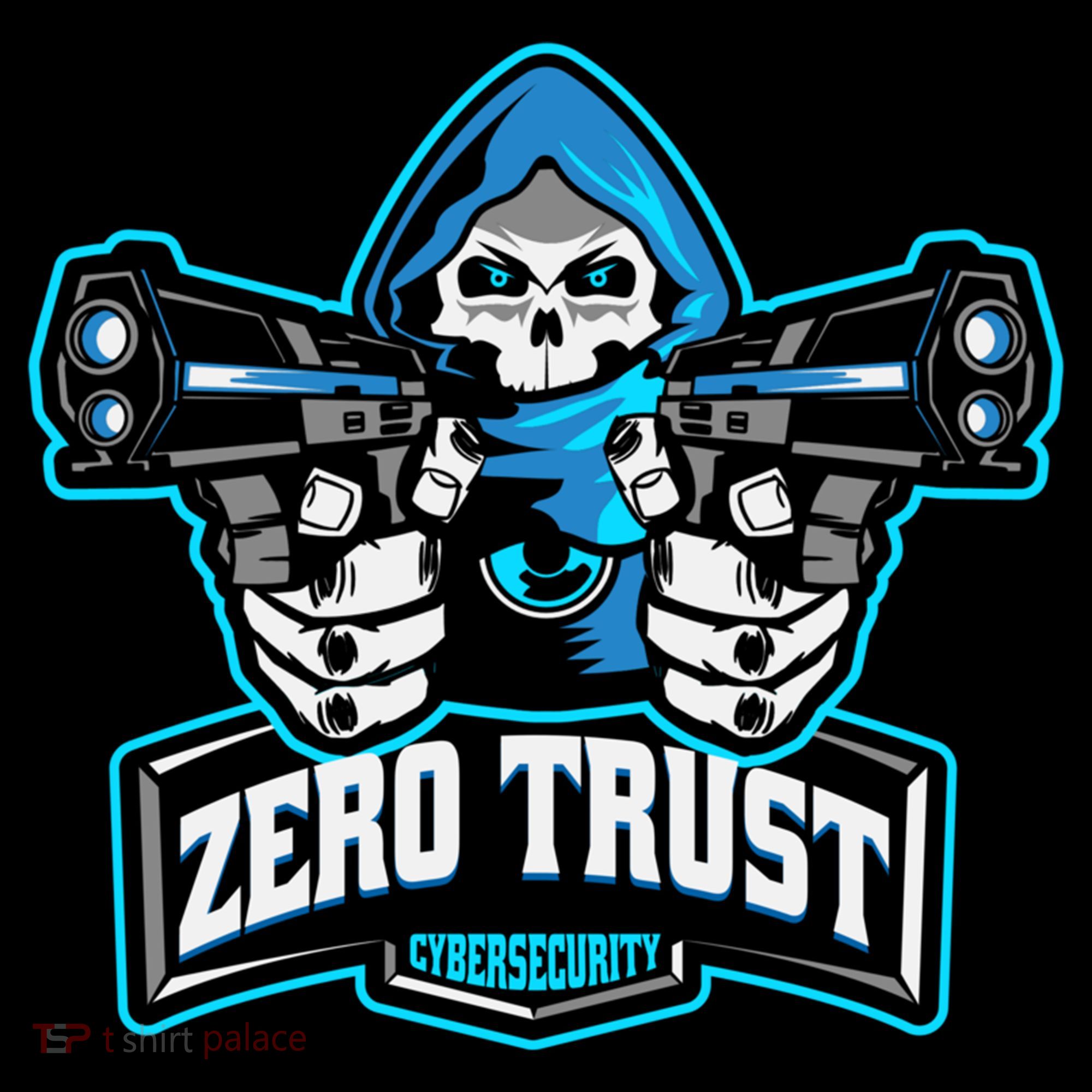 Zero Trust Hacking Cyber Security Developer Programmer Gift Doggie Tank