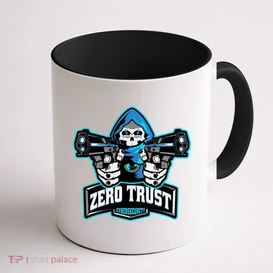 Zero Trust Hacking Cyber Security Developer Programmer Gift Coffee Mug back