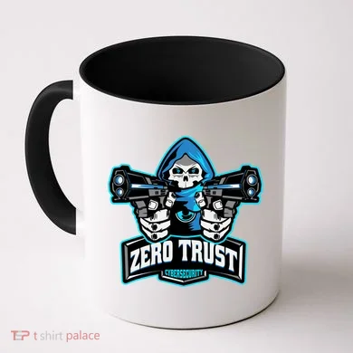 Zero Trust Hacking Cyber Security Developer Programmer Gift Coffee Mug