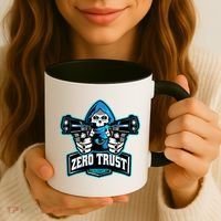 Zero Trust Hacking Cyber Security Developer Programmer Gift Coffee Mug thumb 3