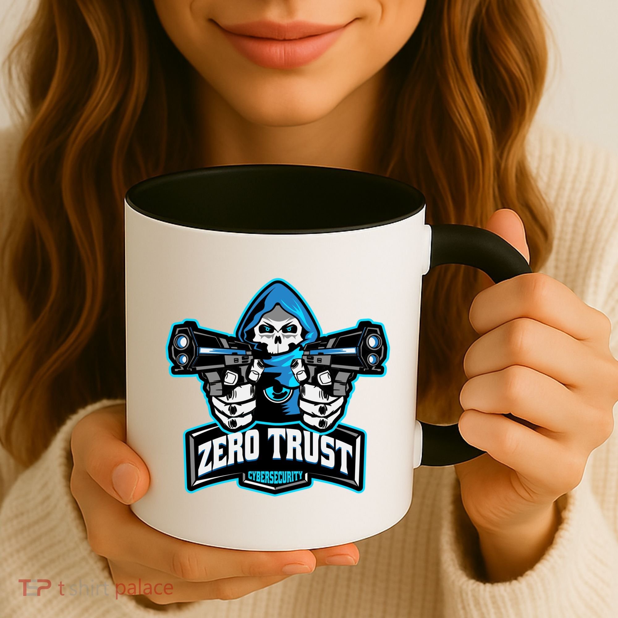 Zero Trust Hacking Cyber Security Developer Programmer Gift Coffee Mug