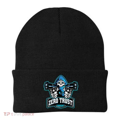 Zero Trust Hacking Cyber Security Developer Programmer Gift Beanie