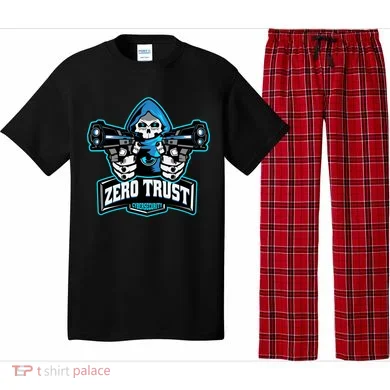 Zero Trust Hacking Cyber Security Developer Programmer Gift Pajama Set