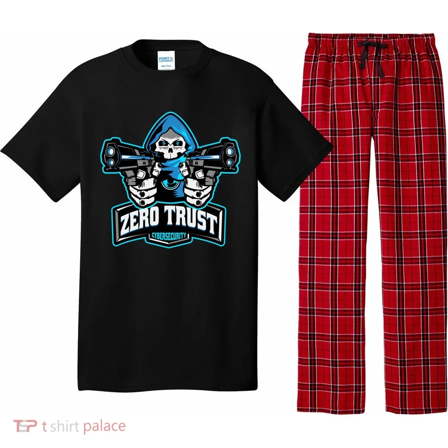Zero Trust Hacking Cyber Security Developer Programmer Gift Pajama Set