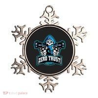 Zero Trust Hacking Cyber Security Developer Programmer Gift Ornament thumb 0