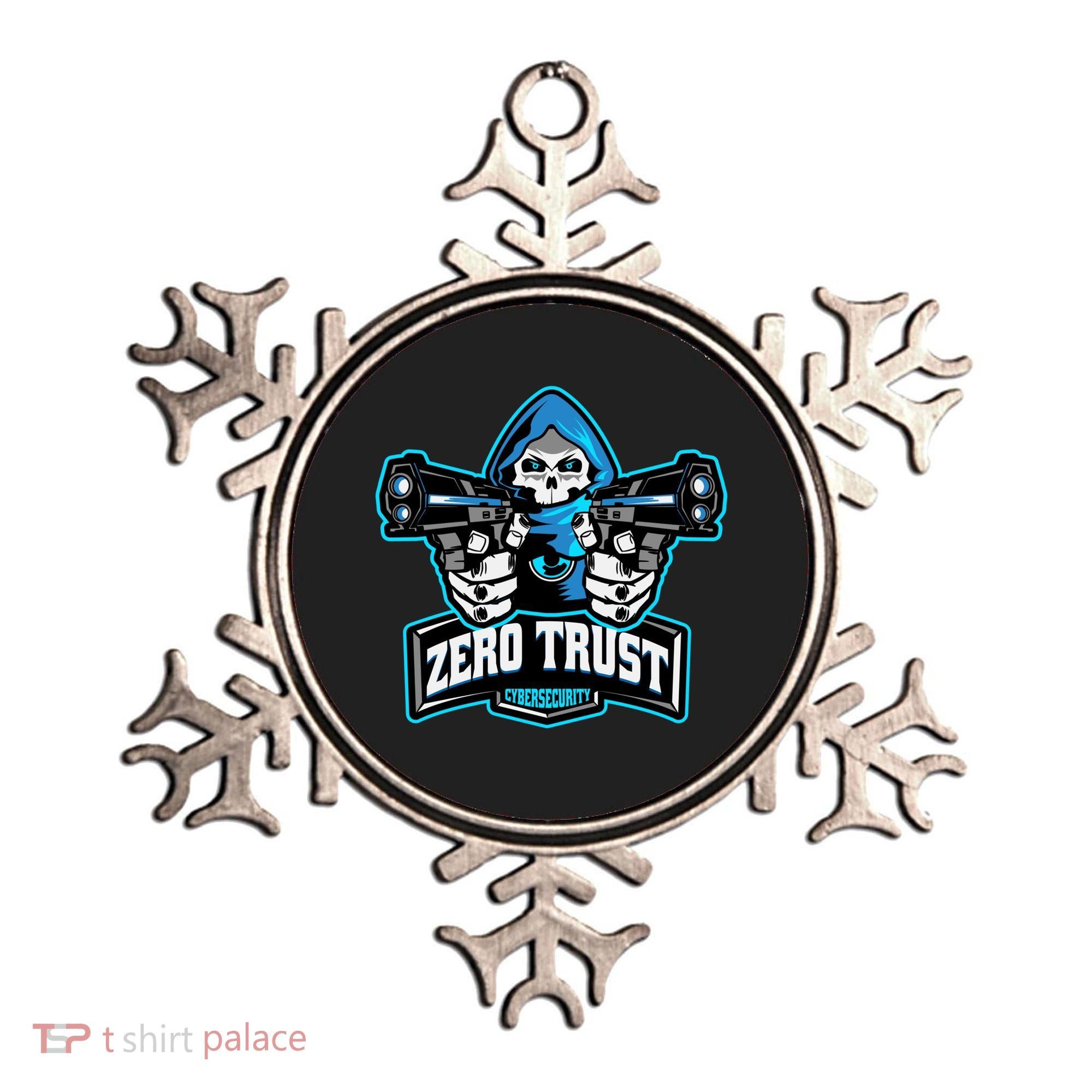 Zero Trust Hacking Cyber Security Developer Programmer Gift Ornament