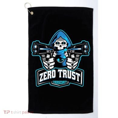 Zero Trust Hacking Cyber Security Developer Programmer Gift Golf Towel