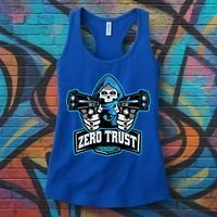 Zero Trust Hacking Cyber Security Developer Programmer Gift Women's Tank Top thumb 3