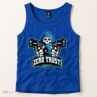 Zero Trust Hacking Cyber Security Developer Programmer Gift Tank Top thumb 2