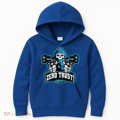 Zero Trust Hacking Cyber Security Developer Programmer Gift Kids Hoodie
