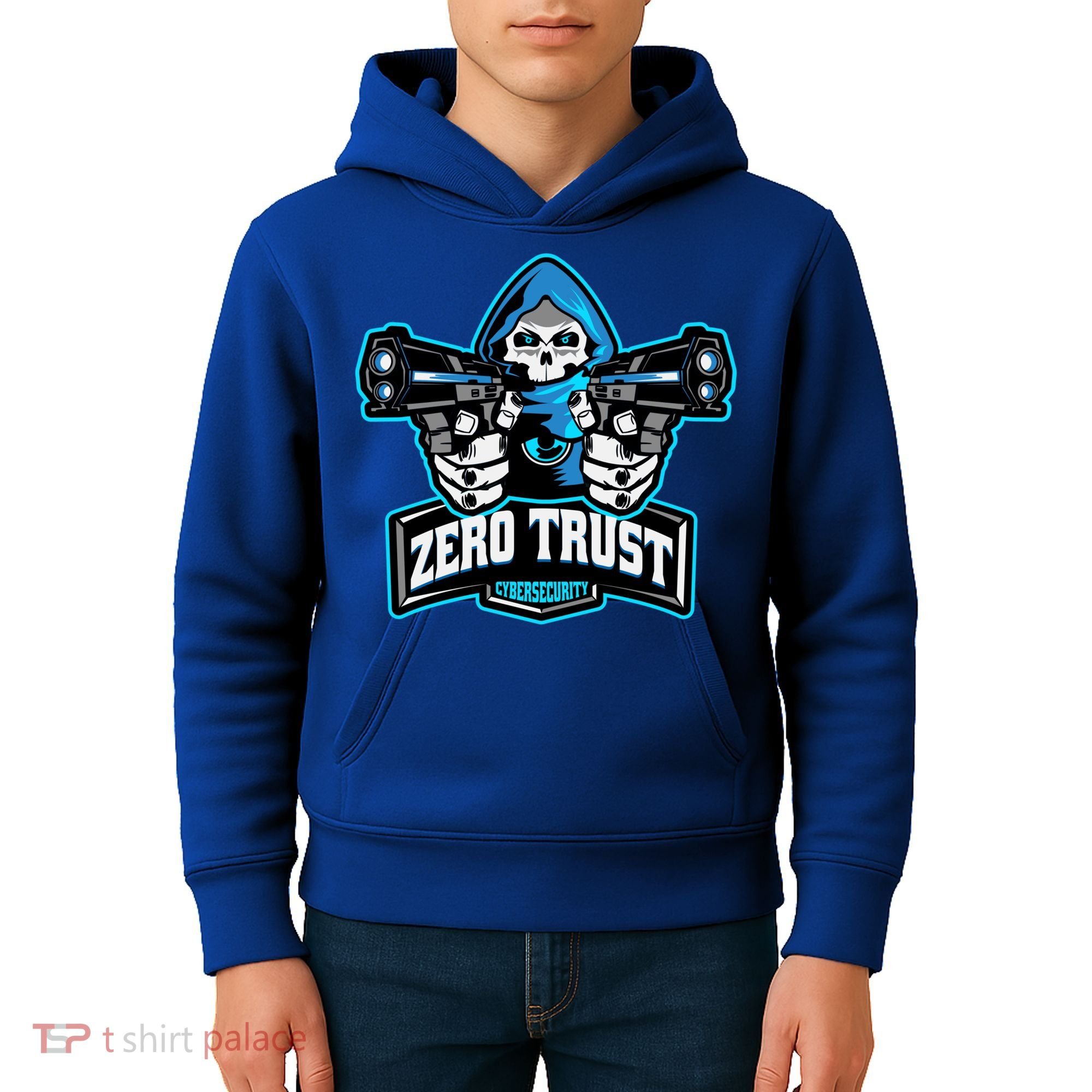 Zero Trust Hacking Cyber Security Developer Programmer Gift Kids Hoodie