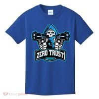 Zero Trust Hacking Cyber Security Developer Programmer Gift Kids T-Shirt thumb 0