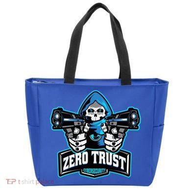 Zero Trust Hacking Cyber Security Developer Programmer Gift Tote Bag