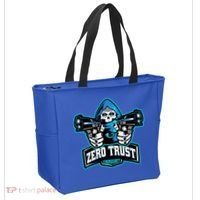 Zero Trust Hacking Cyber Security Developer Programmer Gift Tote Bag thumb 2