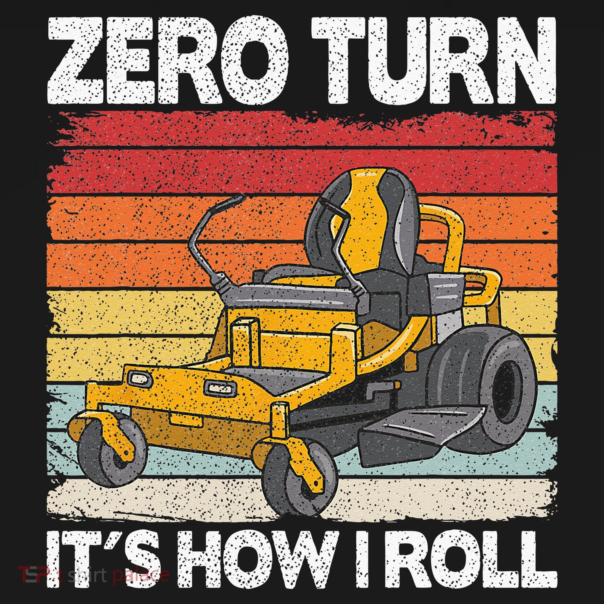 Zero Turn Its How I Roll Landscaping Funny Lawn Mower Apron