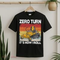 Zero Turn Its How I Roll Landscaping Funny Lawn Mower T-Shirt thumb 2
