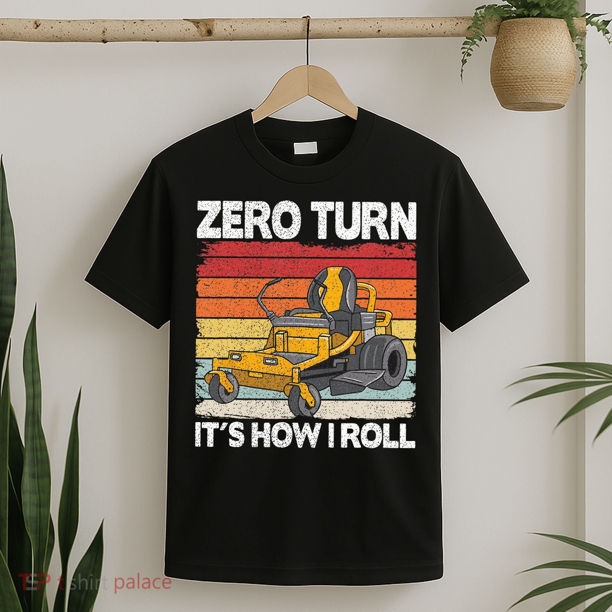 Zero Turn Its How I Roll Landscaping Funny Lawn Mower T-Shirt