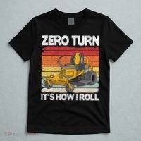Zero Turn Its How I Roll Landscaping Funny Lawn Mower T-Shirt thumb 5