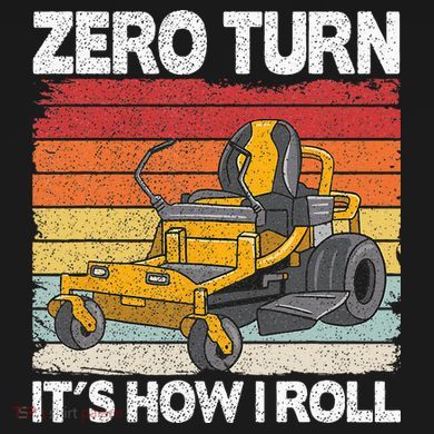 Zero Turn Its How I Roll Landscaping Funny Lawn Mower Mousepad