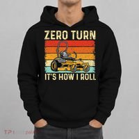Zero Turn ItS How I Roll Landscaper Gardener Lawn Mowing Hoodie thumb 0