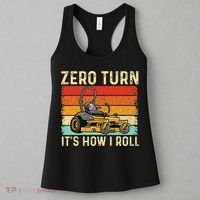 Zero Turn ItS How I Roll Landscaper Gardener Lawn Mowing Women's Tank Top thumb 3