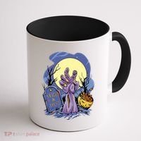 Zombie Trick Or Treat Spooky Halloween Coffee Mug thumb 1
