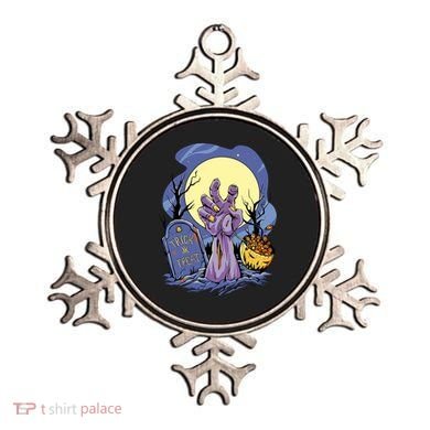 Zombie Trick Or Treat Spooky Halloween Ornament