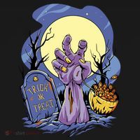 Zombie Trick Or Treat Spooky Halloween Ornament thumb 1