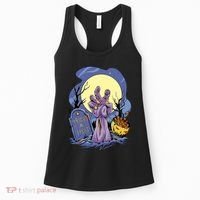 Zombie Trick Or Treat Spooky Halloween Women's Tank Top thumb 0