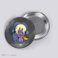 Zombie Trick Or Treat Spooky Halloween Button thumb 0