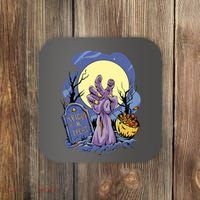 Zombie Trick Or Treat Spooky Halloween Coaster thumb 0